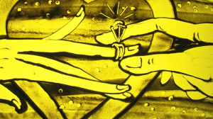 Quà tặng tranh cát đám cưới ý nghĩa 